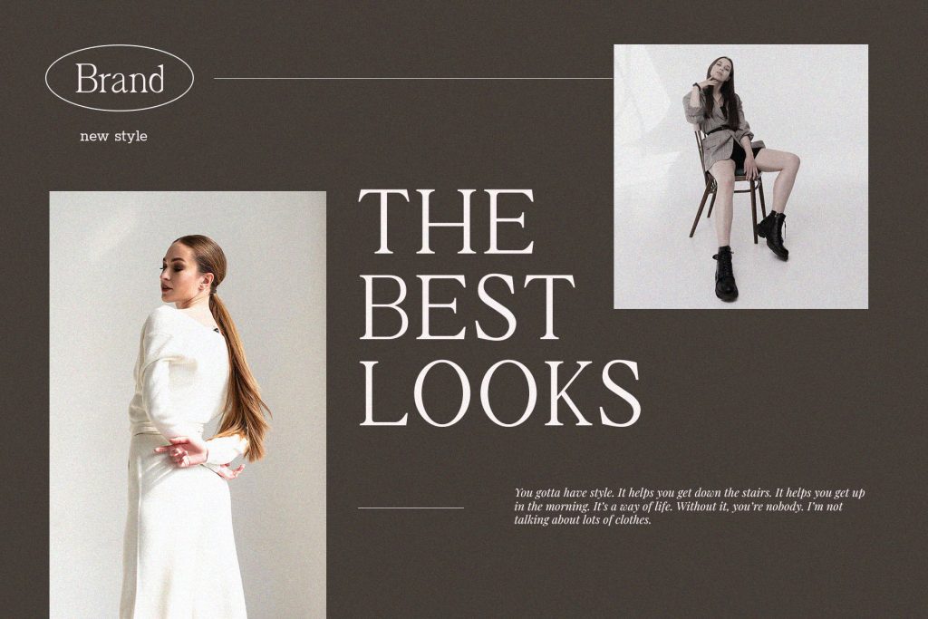 best fonts for a-line dress fashion branding