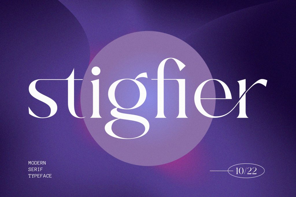 Font Modern Serif - Stigfier