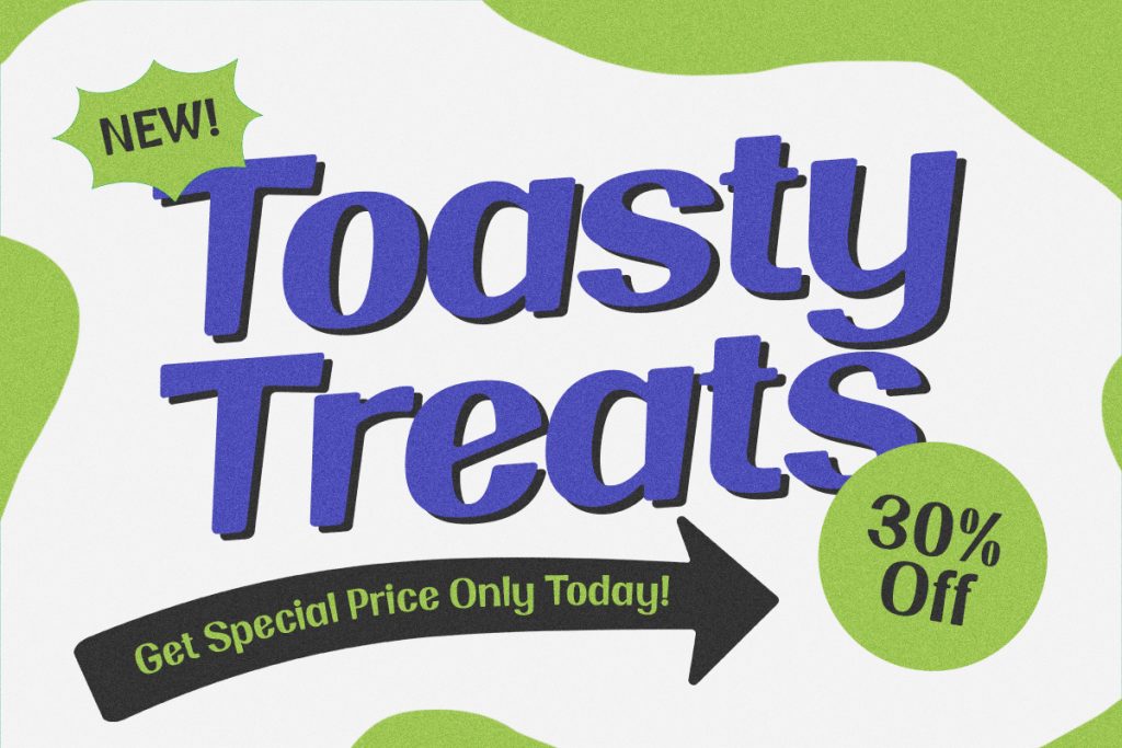 retro display fonts for fast food
