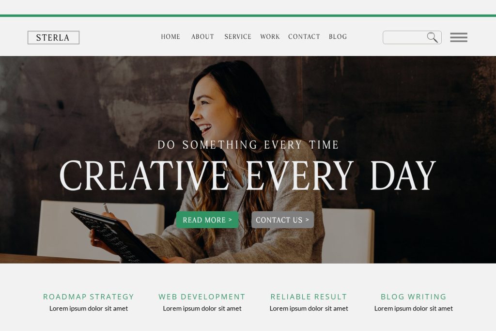 Modern Stylish Font Serif - Sterla