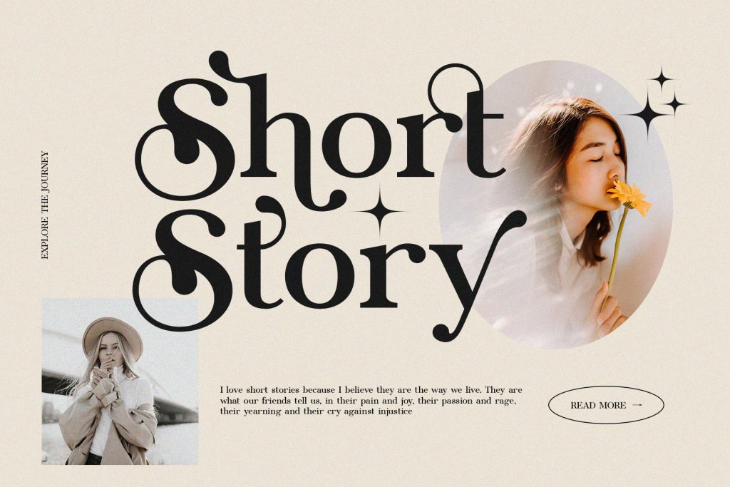 Feminine Serif Font - Kefhila summer vacation fonts