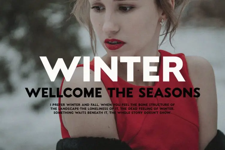 Modern All Caps Font - Candle