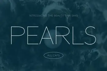 Pearls Beauty Thin Sans