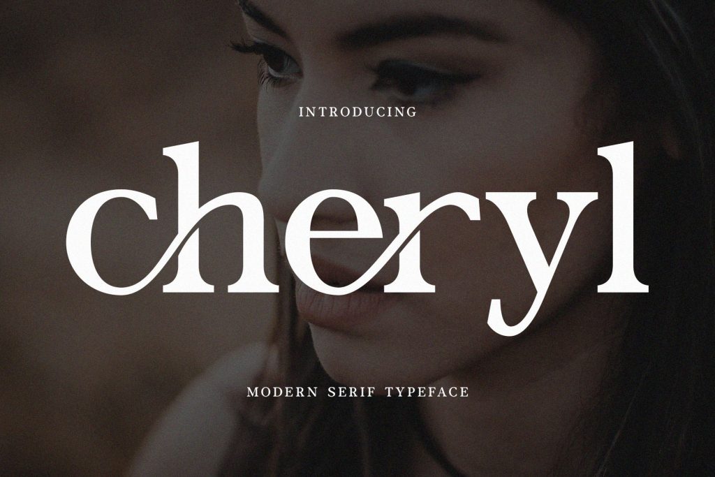 Decorative Serif Typeface - Cheryl - beautiful ligature fonts