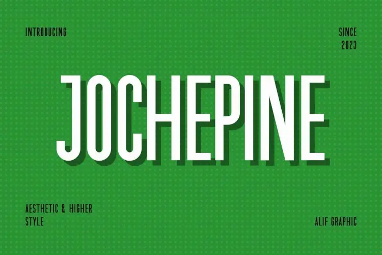 Jochepine Modern Condensed Sans