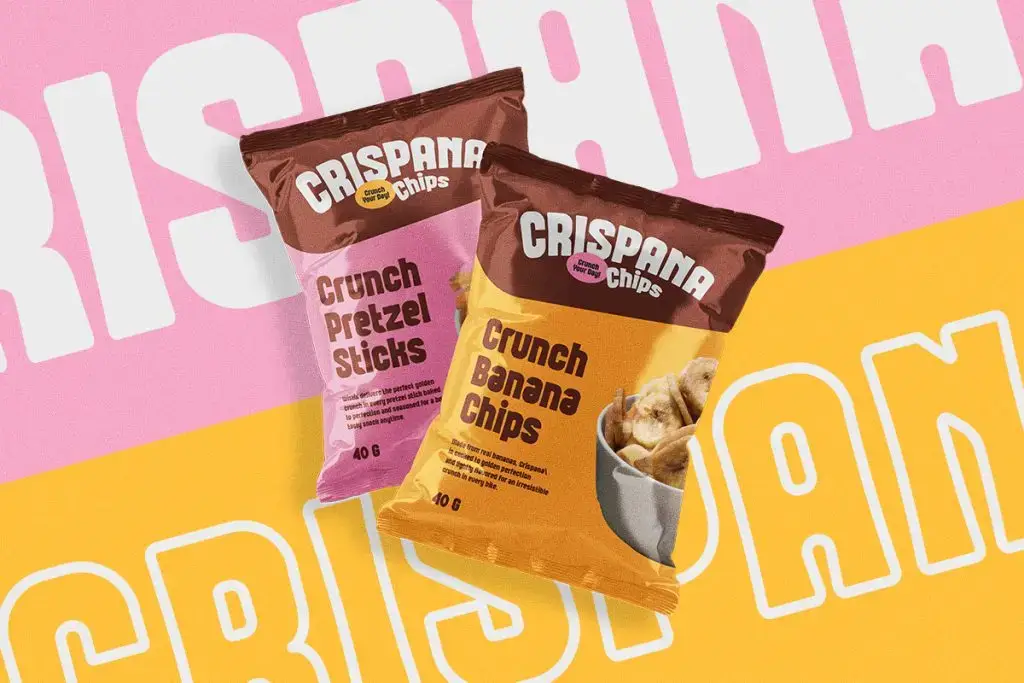 Snaklet - Tasty and Bold for Snack and Dessert Branding