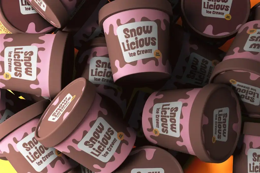 Snaklet - Tasty and Bold for Snack and Dessert Branding