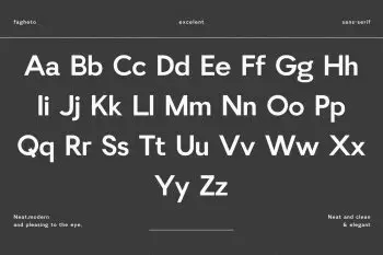 Fagheto Sans Serif Font