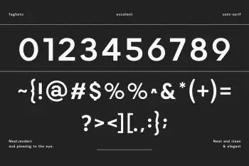 Fagheto Sans Serif Font