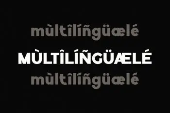 Flaters Bold Sans Serif Font