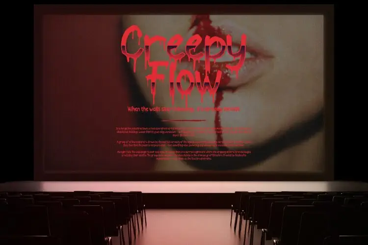 Freakdrip – Freaky Horror Dripping Font