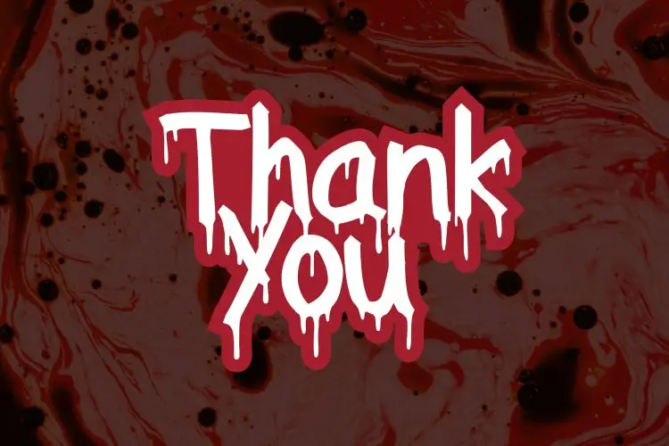 Freakdrip – Freaky Horror Dripping Font