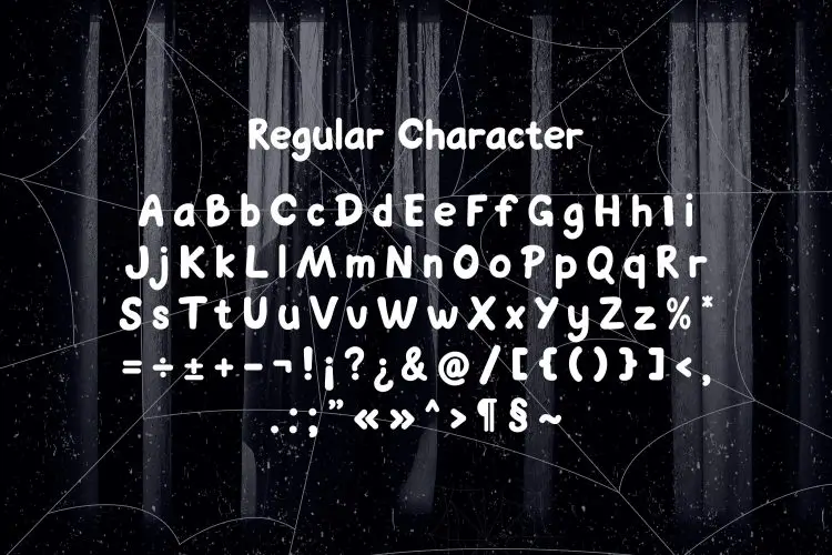 Ghoulie Script – Creepy Dripping Freaky Font
