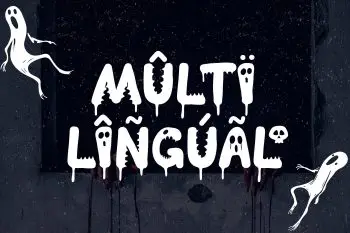 Ghoulie Script – Creepy Dripping Freaky Font