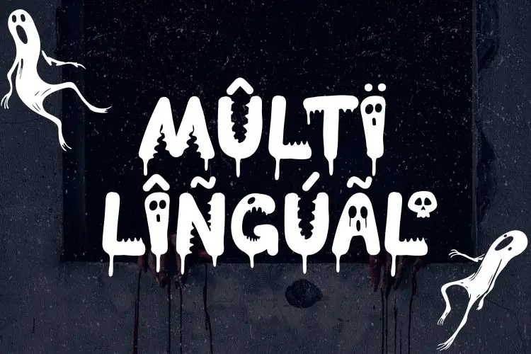 Ghoulie Script – Creepy Dripping Freaky Font