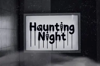 Ghoulie Script – Creepy Dripping Freaky Font