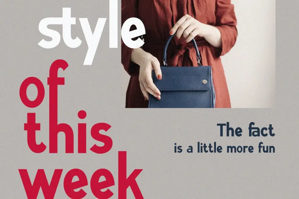 elegant fonts for luxury bag