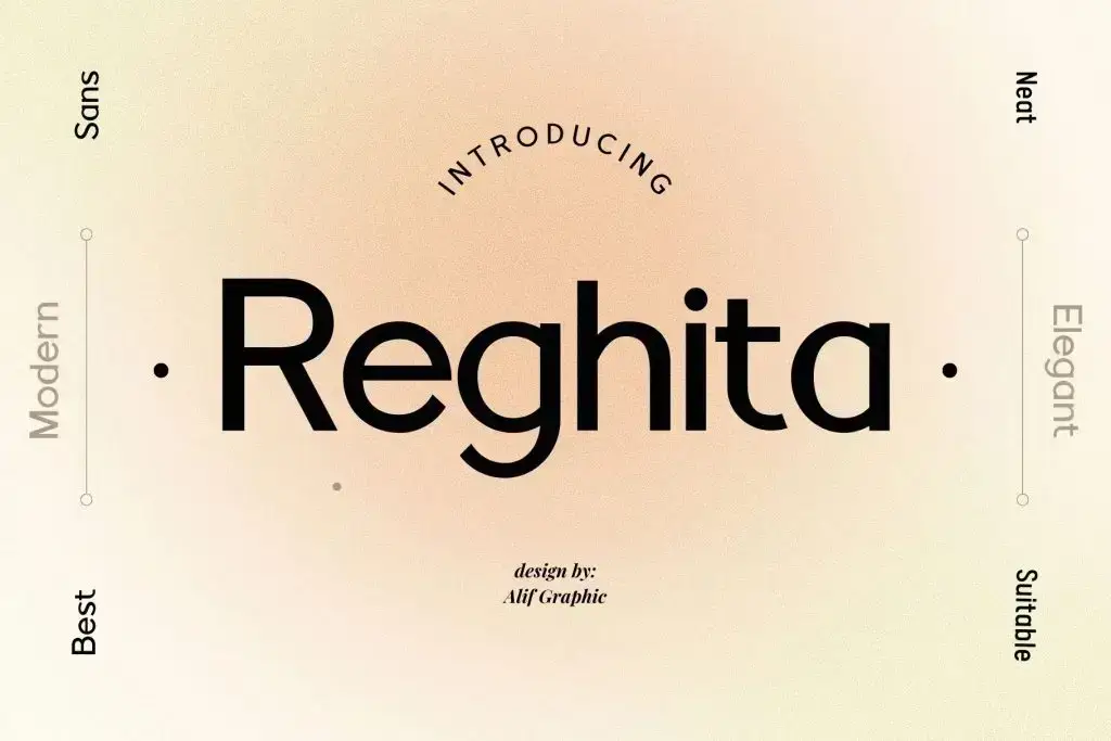 Reghita Sans Serif Typeface