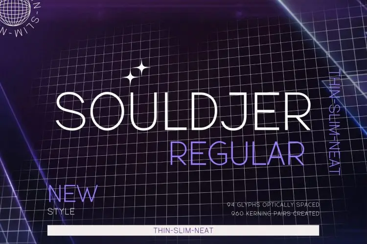 Souldjer Beautiful Thin Sans