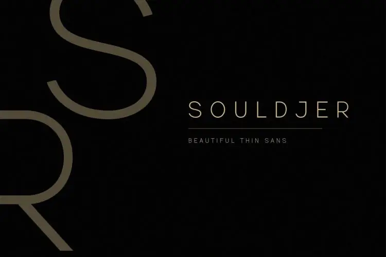 Souldjer Beautiful Thin Sans