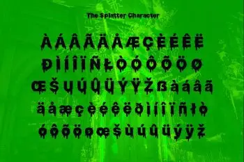 Slime Rage – A Freaky, Slime-Dripping Horror Display Font