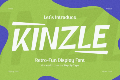 example of display fonts guide