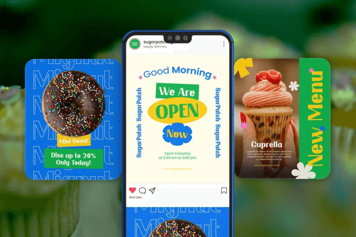 advertise your business with glibbly font