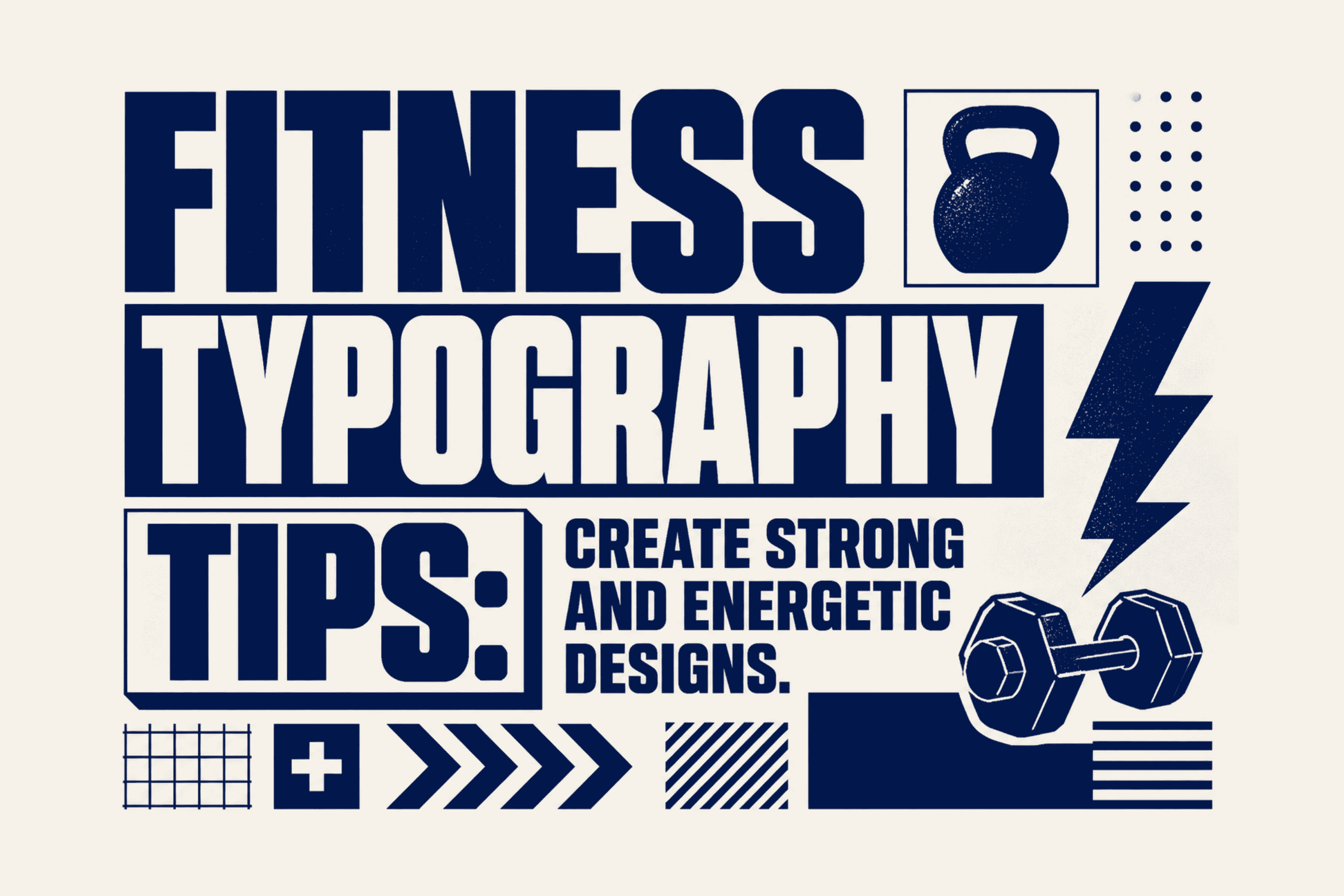 Fitness Typography Tips: Create Strong and Energetic Designs - Font Kingdom