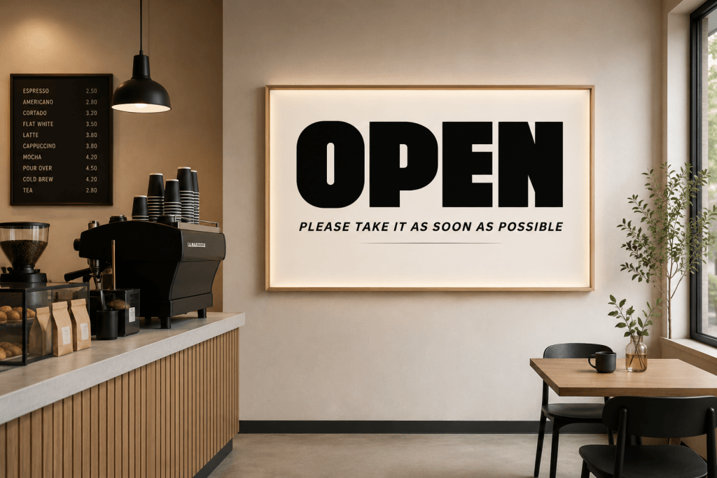 food fonts for cafe menus