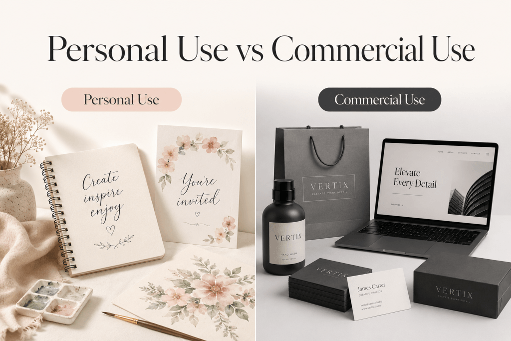 font licensing explained for commercial use before launching a logo