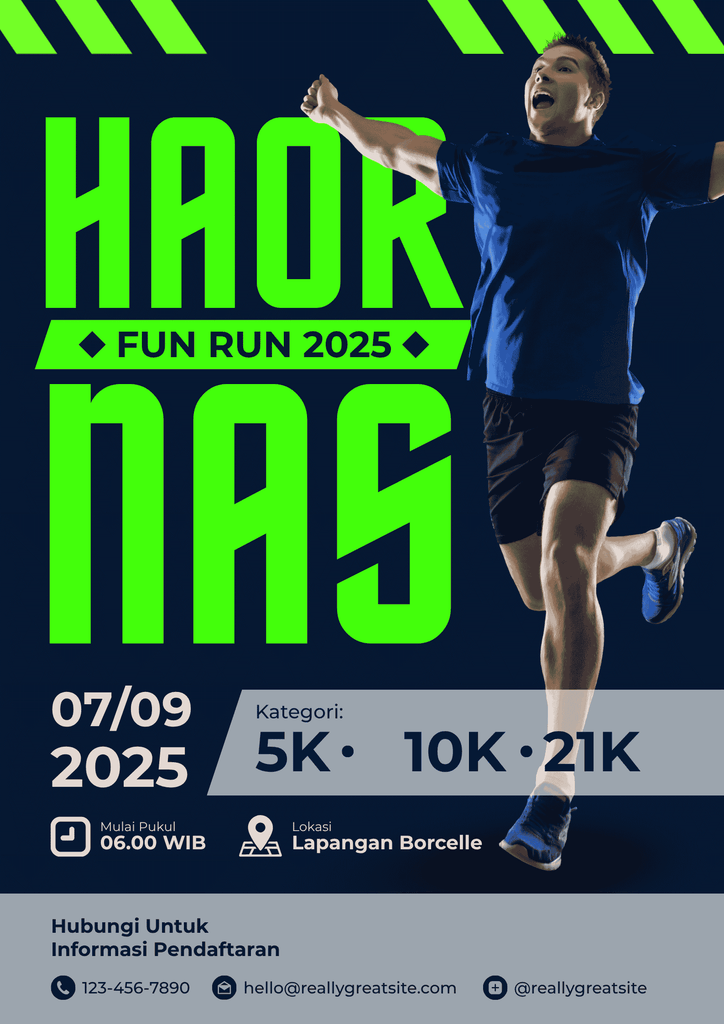 energetic fonts for fun run posters